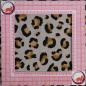 Preview: Dekostoff Leinenlook Leo Animalprint braun beige
